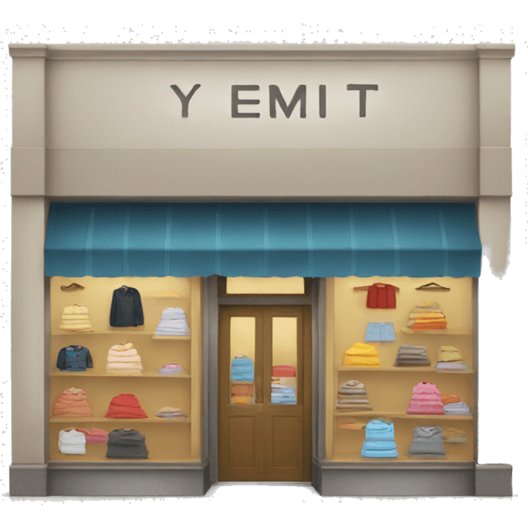 cloth store emoji