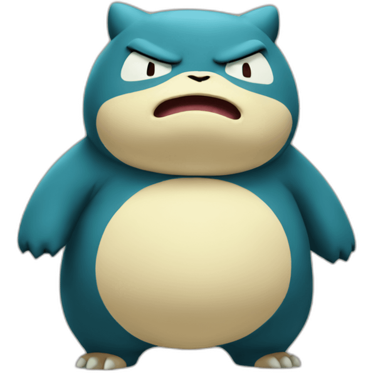 Snorlax angry emoji