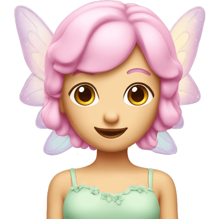 Fairy pastel cake emoji