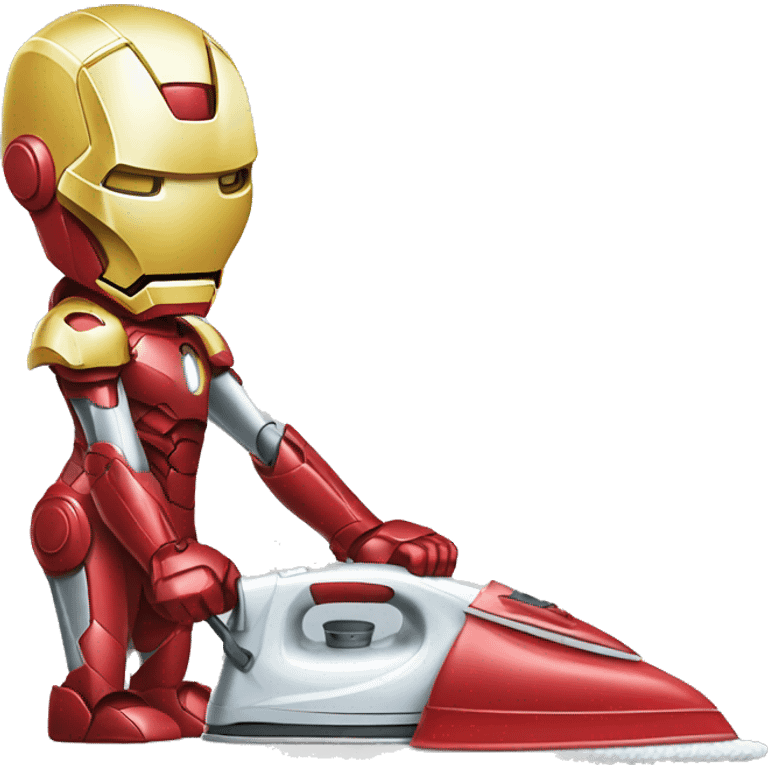 ironman ironing clothes emoji