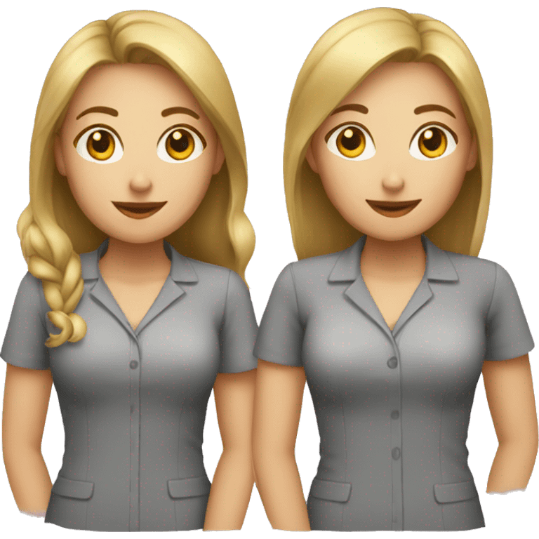 3 female work colleagues emoji