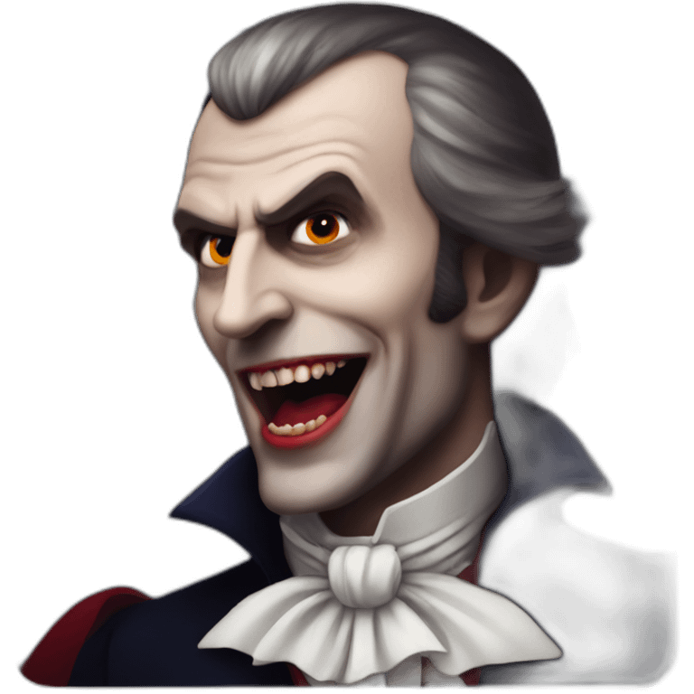 Vampire macron emoji