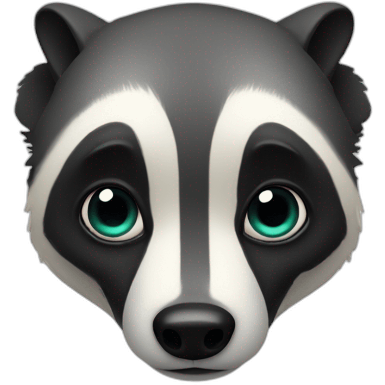 Alien badger emoji