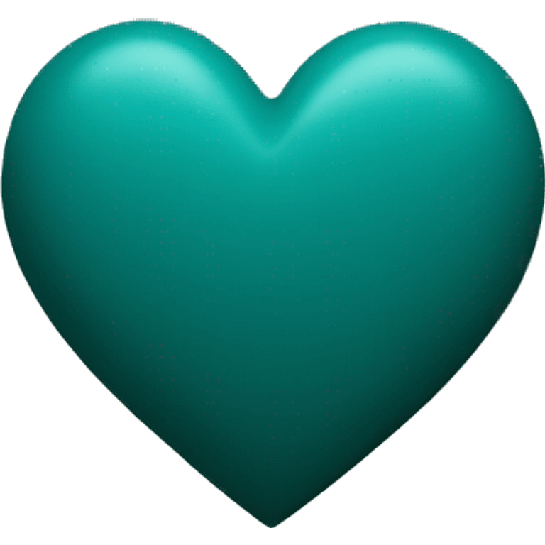 Dark teal heart emoji