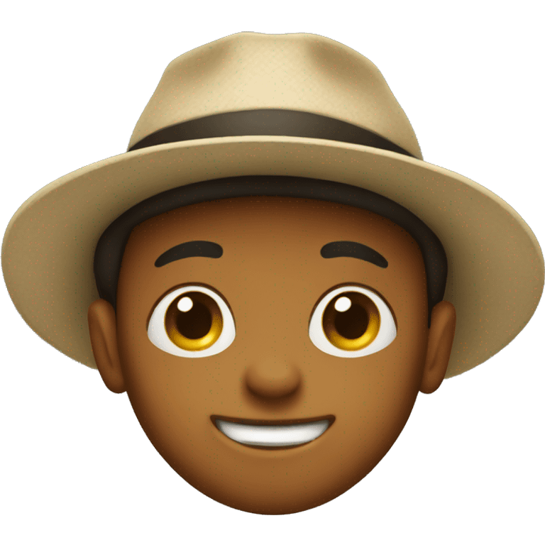 Boy with hat  emoji