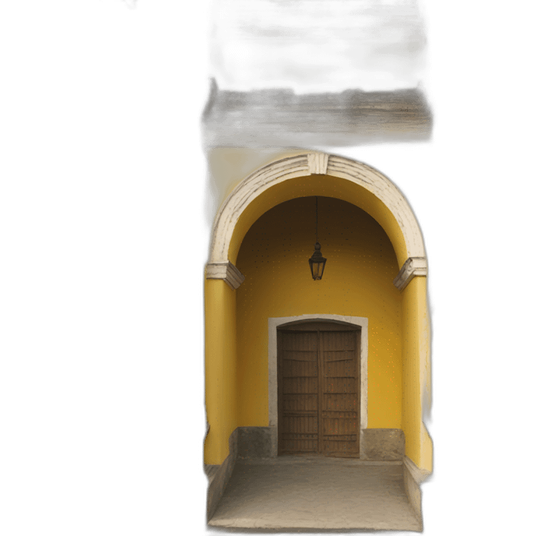 Antigua guatemala yellow Arch emoji