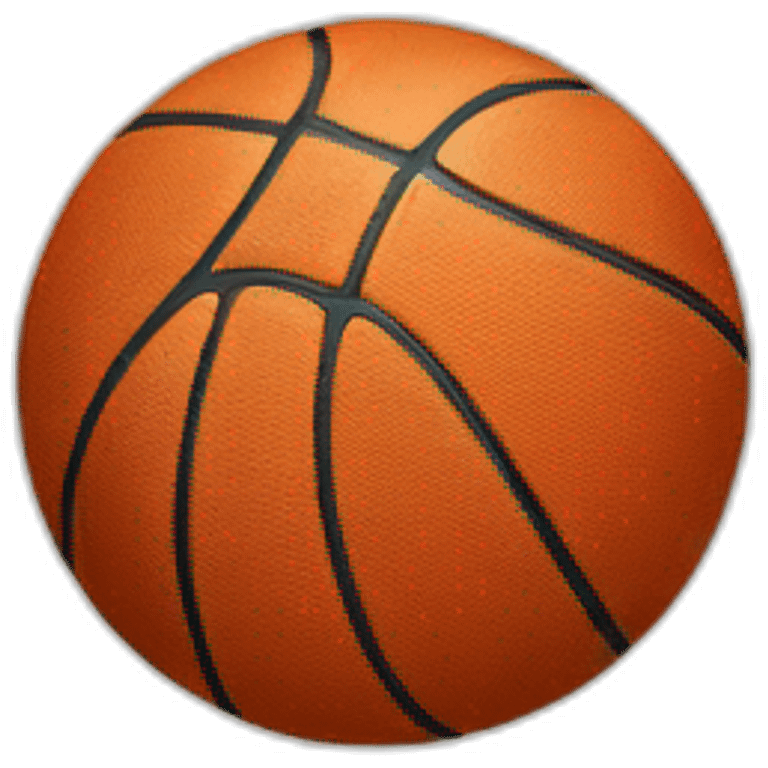 Basketball going in a hool emoji