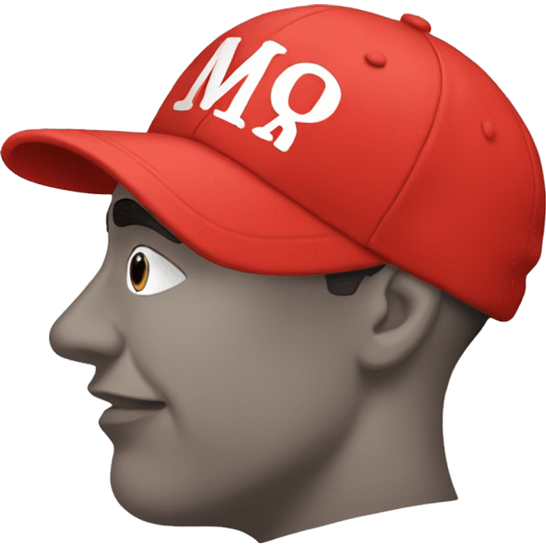 Red cap that says MAGA emoji