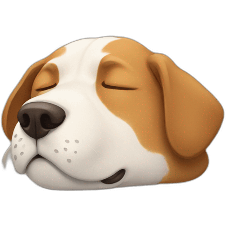 DOG sleep emoji