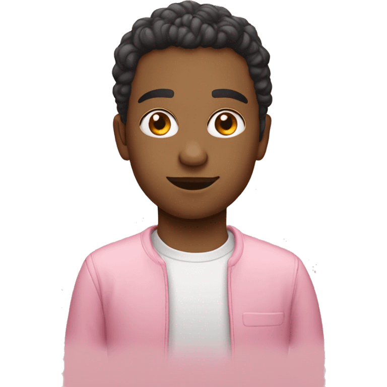 Light color pink Nexflix N  emoji