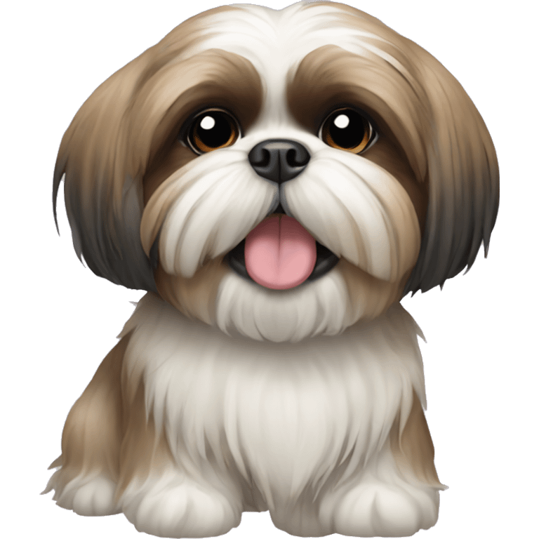 The shih tzu dog emoji