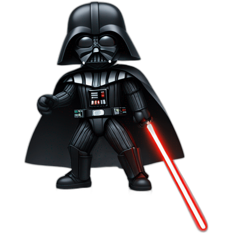 darth vader with hus light saber emoji