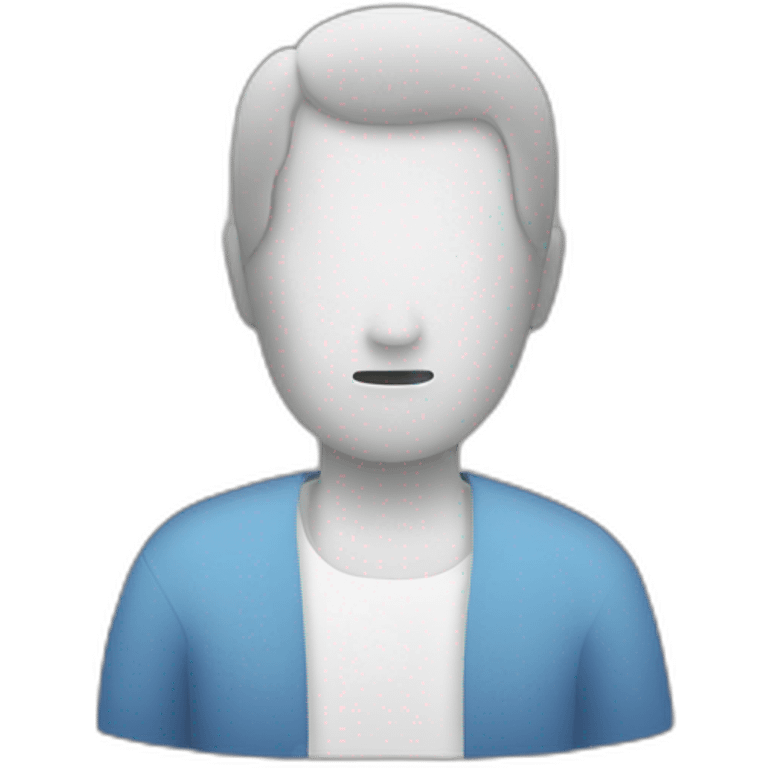 user person no face emoji