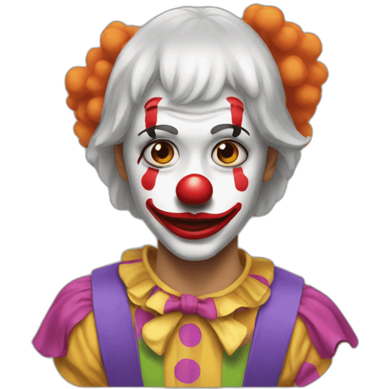 clown remove makeup emoji