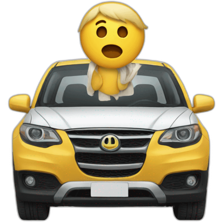 Auto de mensajeria emoji