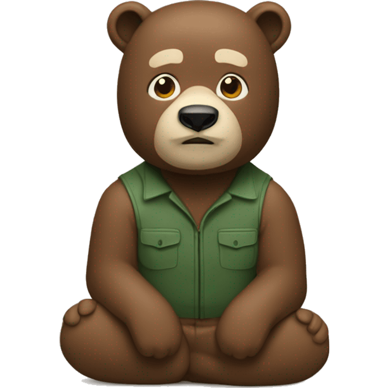 Oso de bosque emoji