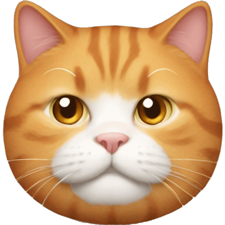 Fat ginger cat emoji