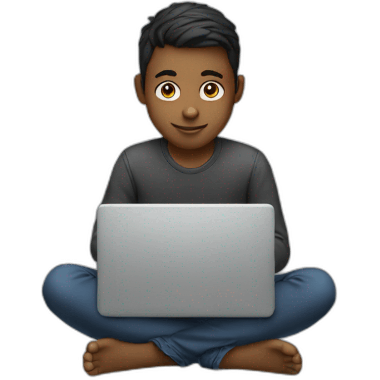 laptop boy emoji