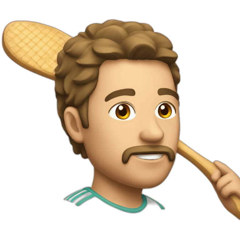 playing paddle emoji