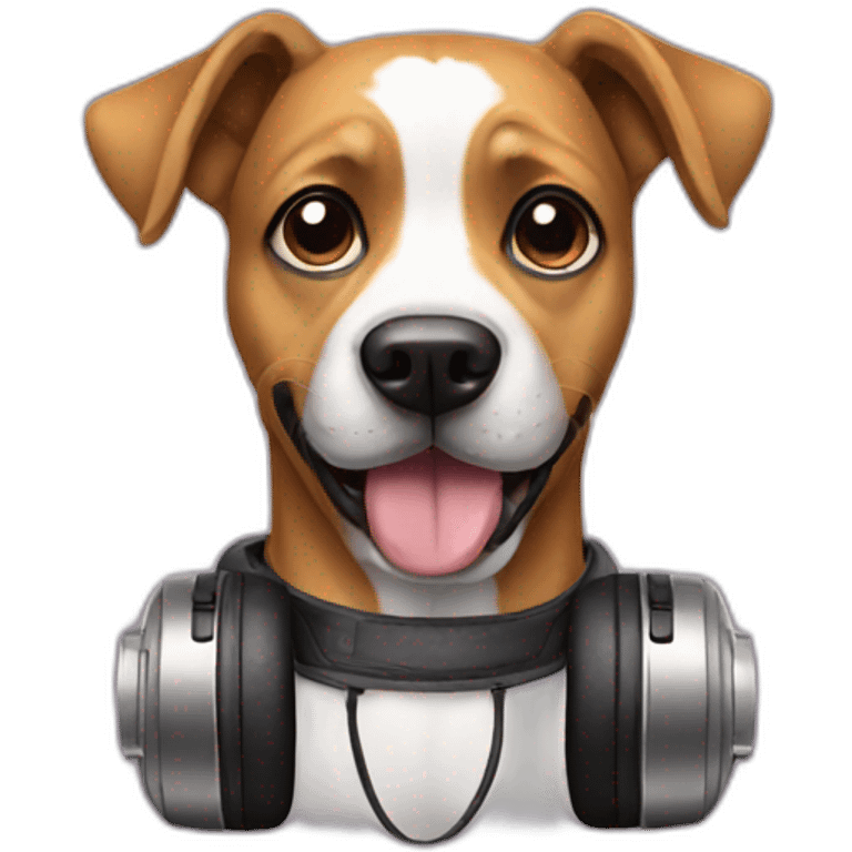 Dj dog emoji