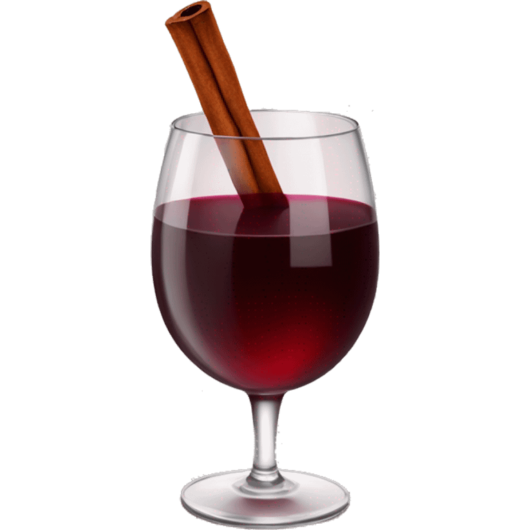 hot red wine with cinnamon emoji