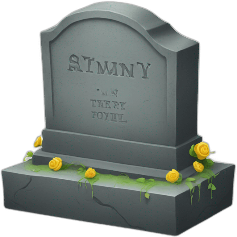 obscure tombstone emoji