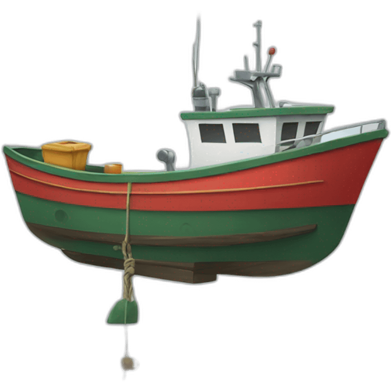 Fishing boat  emoji