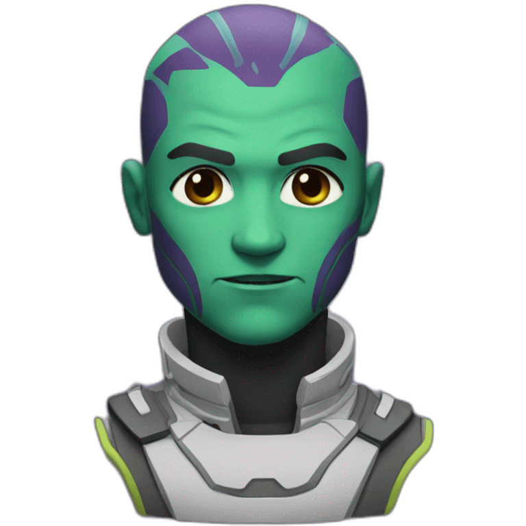 Galaxy guardian Drax emoji