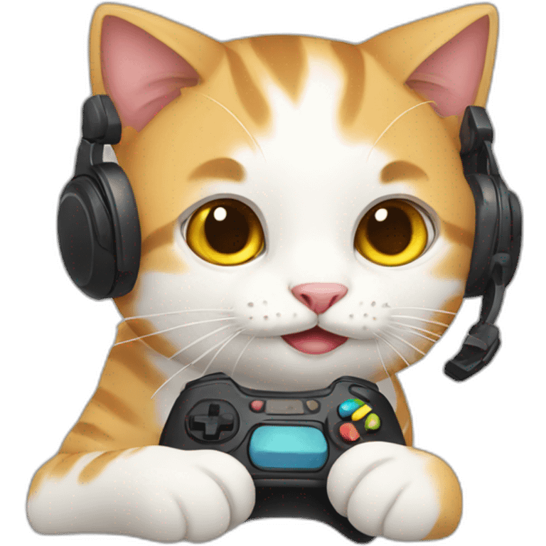 cat gamer emoji