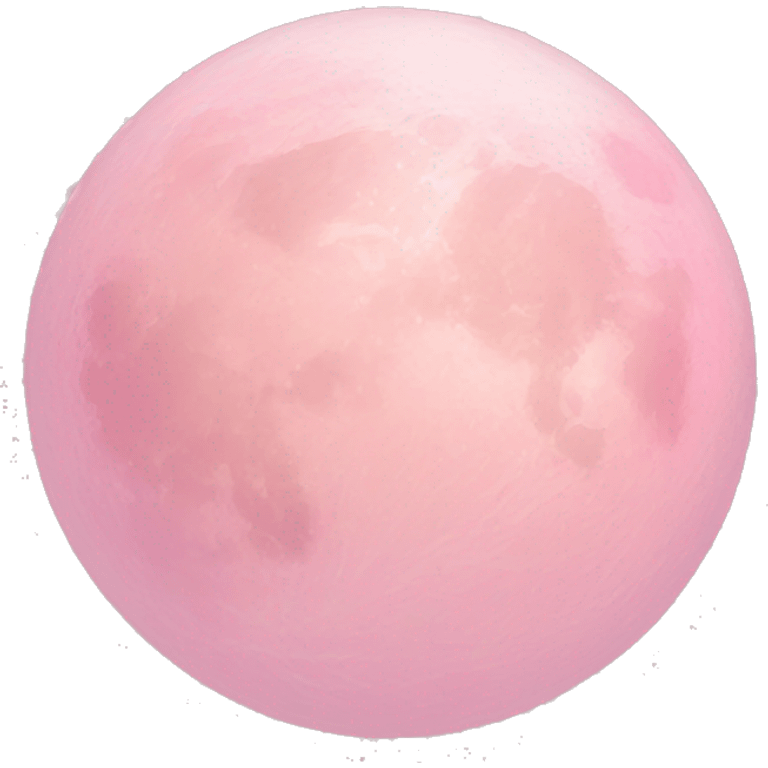 Light pink pink moon emoji