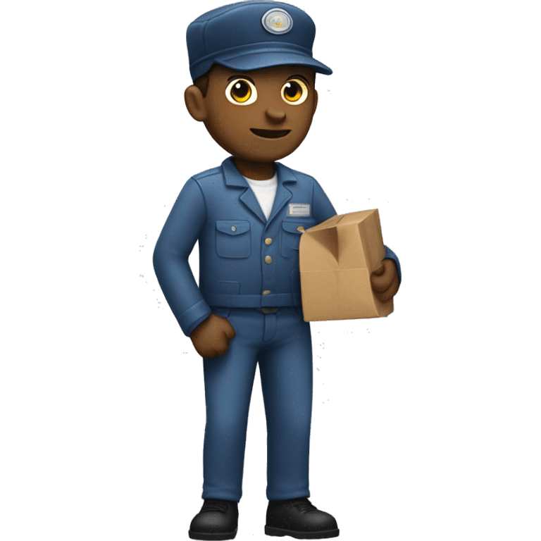 small full body mailman  emoji