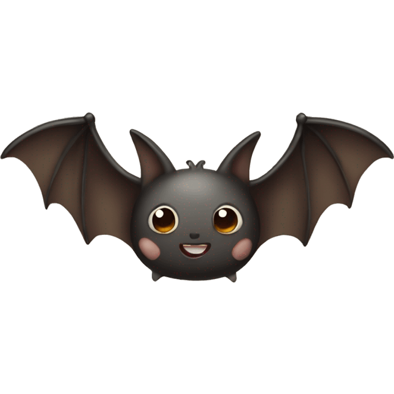 Bat with a beige bow  emoji