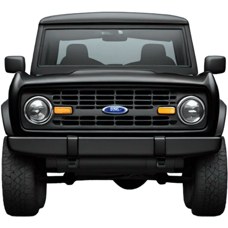 black ford bronco 2 door 2024 emoji