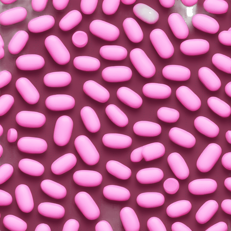 Pink pills emoji