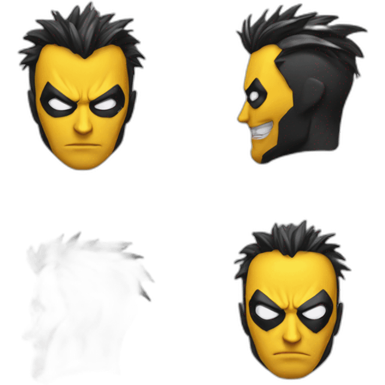 Wolverin sur spider man emoji