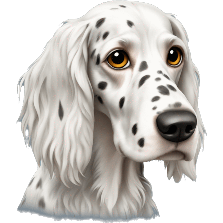 English setter emoji