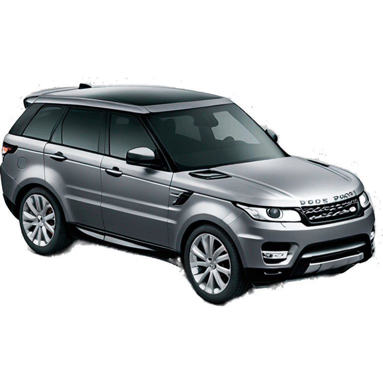 Range Rover sport in grey emoji