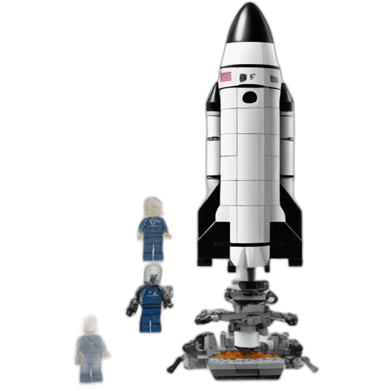 Lego of spacex emoji