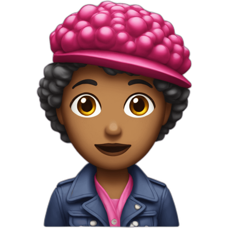 raspberry beret emoji