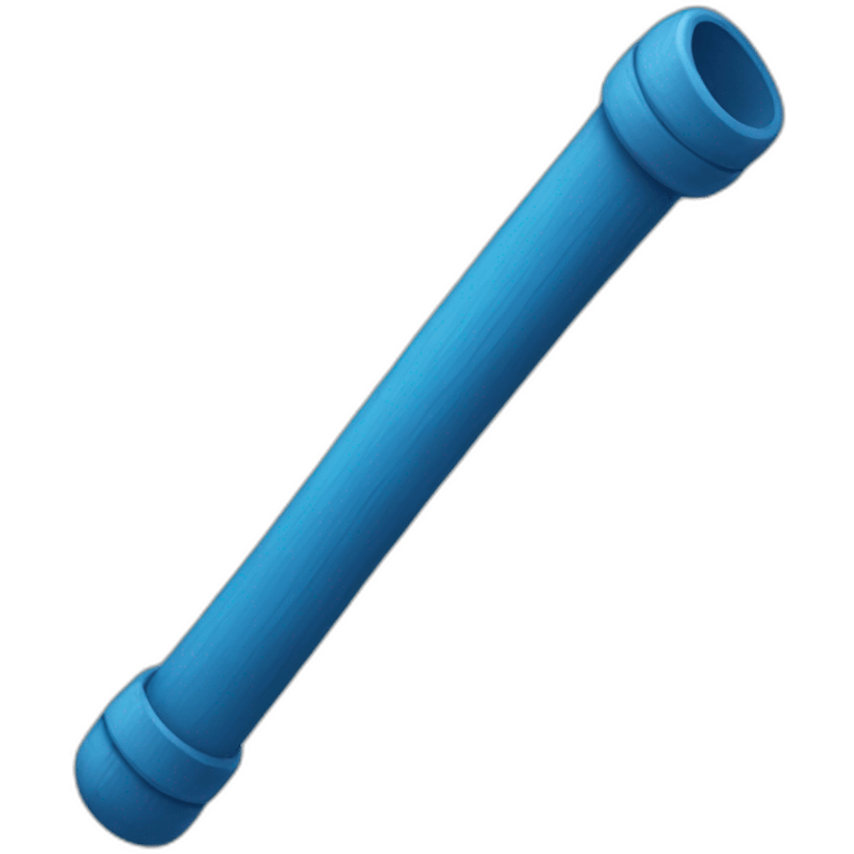 Blue stick emoji