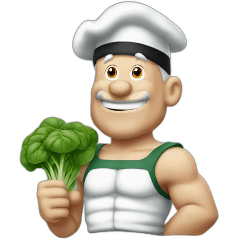 Popeye spinach emoji