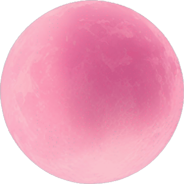 Pink moon emoji