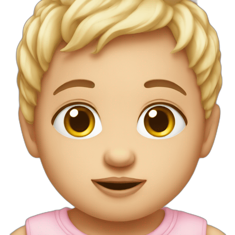 Cute baby  emoji