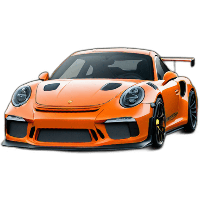 une porsche gt3 rs  emoji