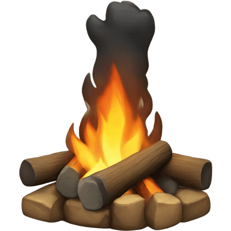 camp fireplace emoji