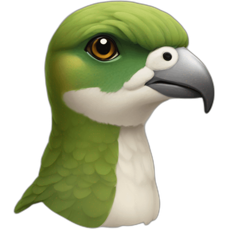 Indian ring neck emoji