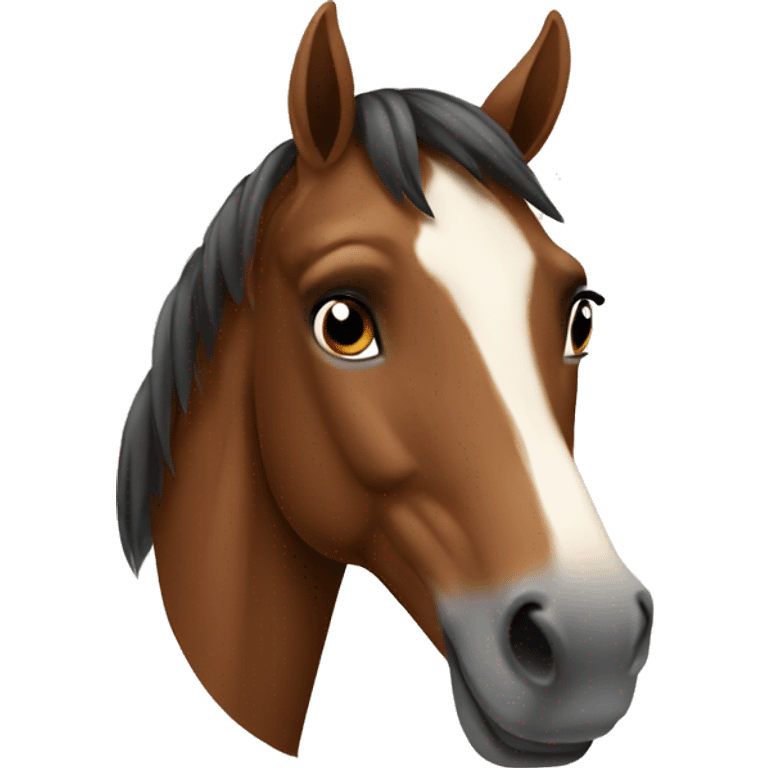 brown horse emoji