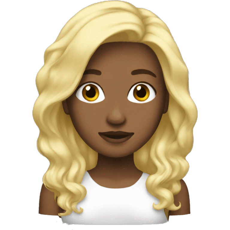 blonde hair emoji