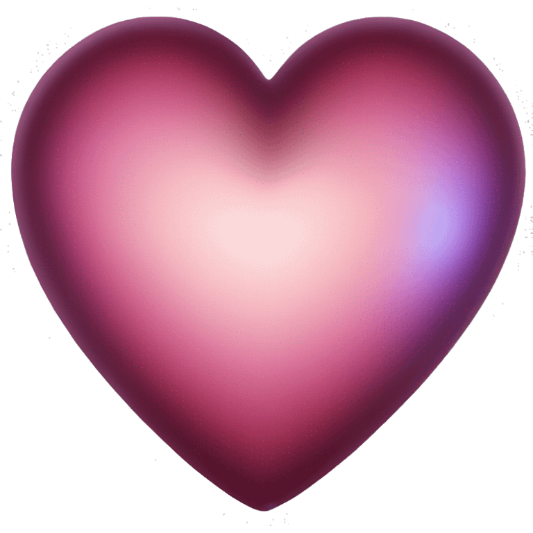 maroon iridescent heart emoji