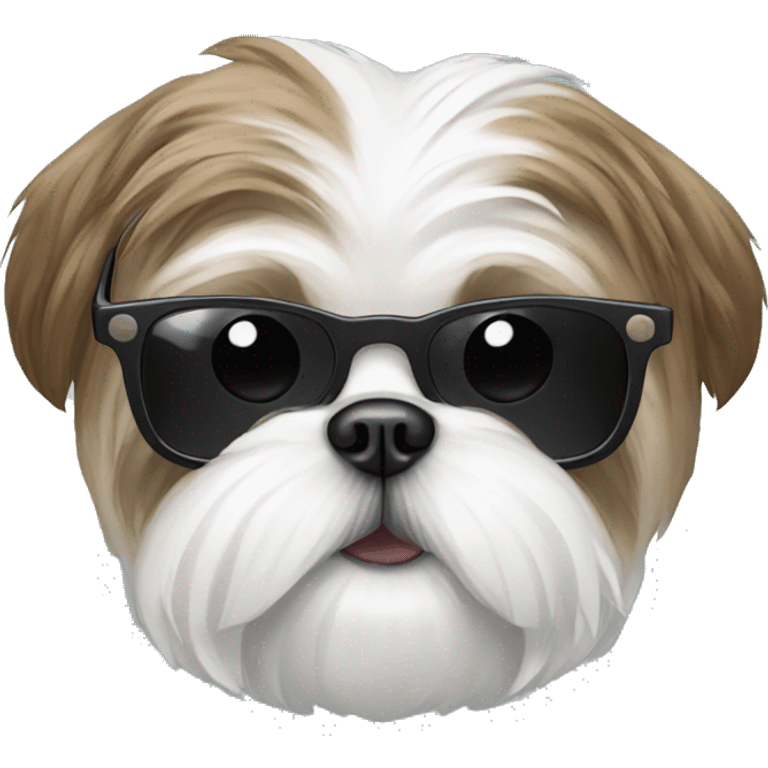 Shih Tzu wearing sunglasses emoji